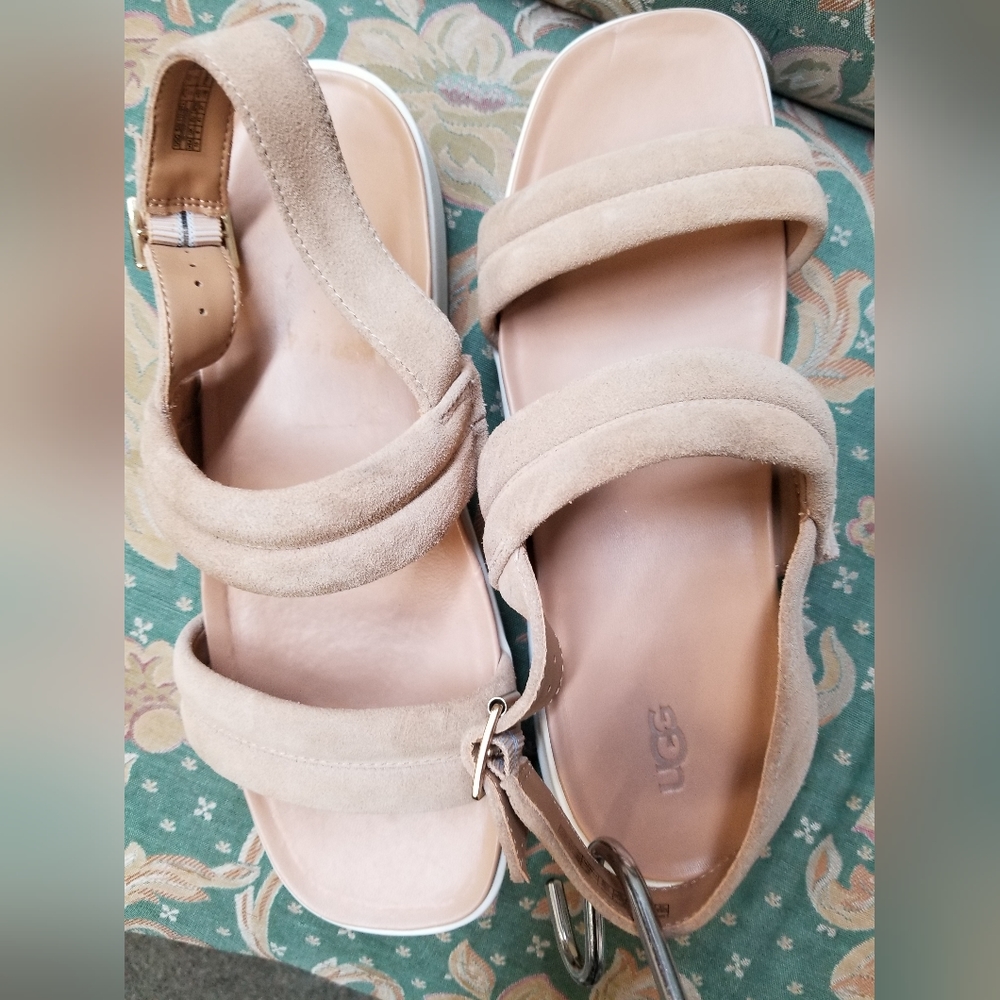 Plush UGG sandals